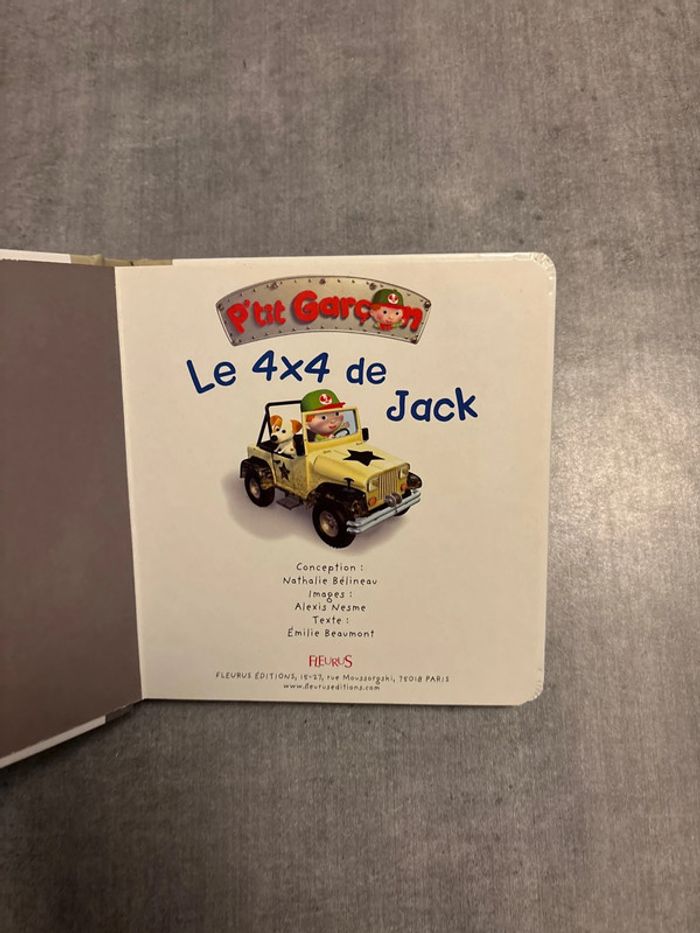 Livre, petit garçon le 4x4 de jack - photo numéro 2
