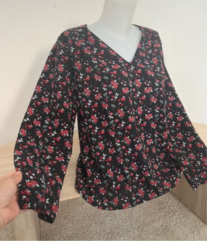 Blouse manches longues fluide Kiabi taille 40 - photo numéro 5