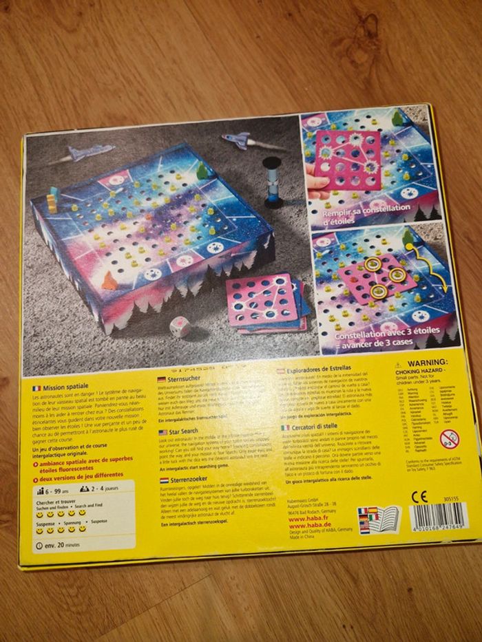 Jeu Haba / Mission Spatiale - photo numéro 2