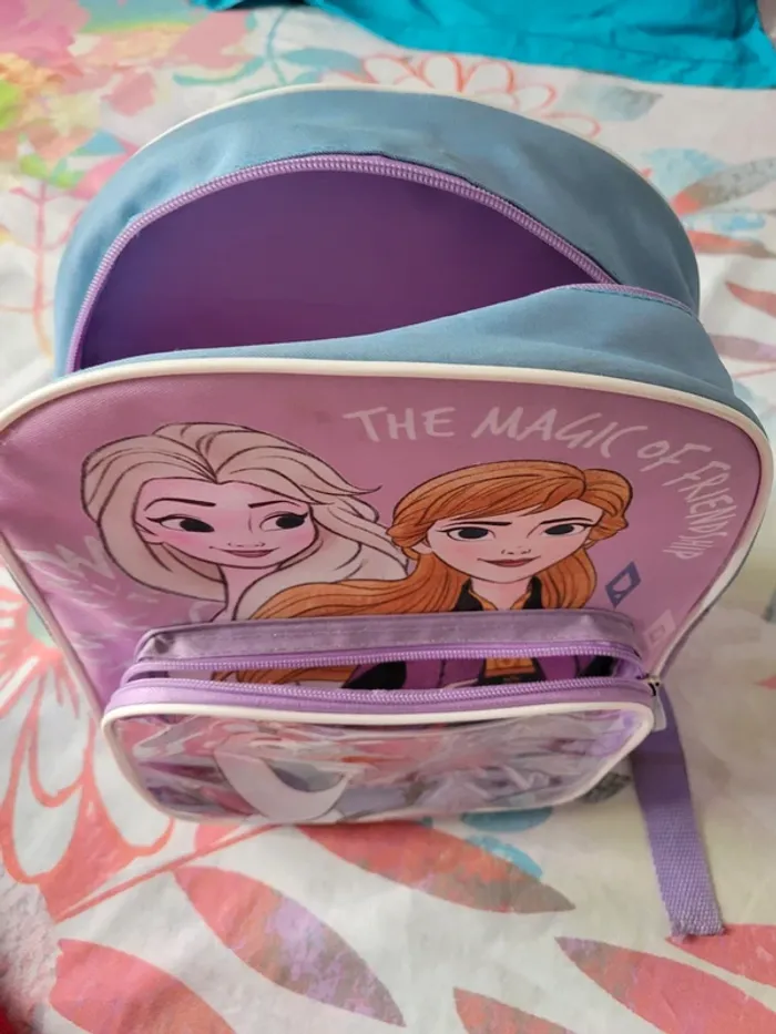Sac a dos reine des neiges - photo numéro 4