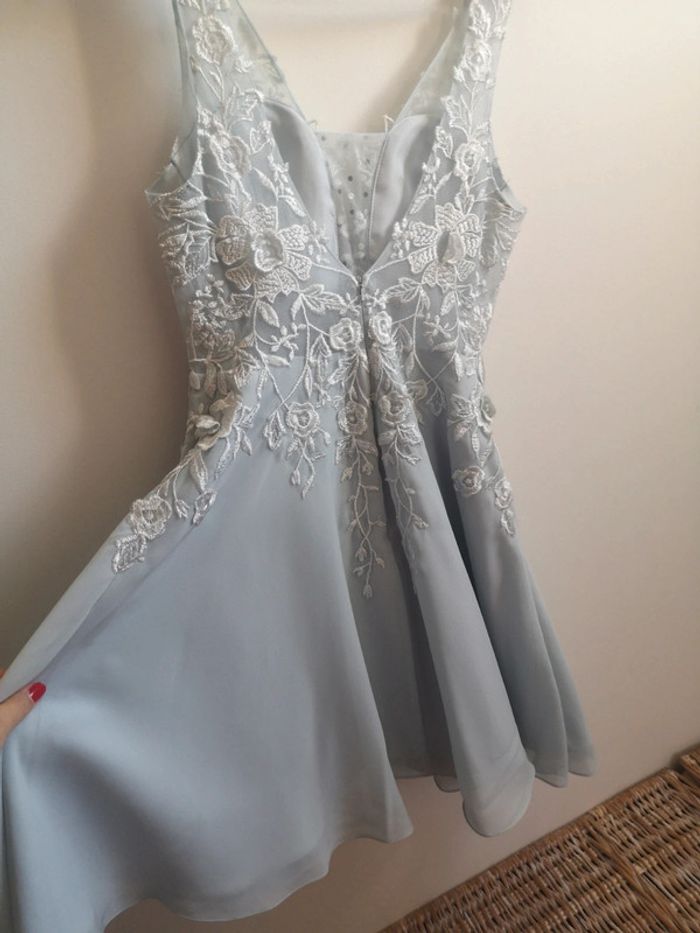 Robe demoiselle d'honneur témoins Jj's house bleue - photo numéro 6