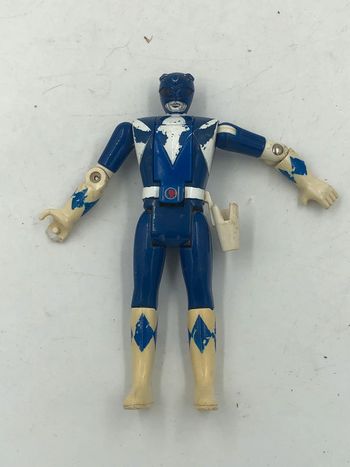 Figurine articulé Power Rangers bleu Bandai 1995