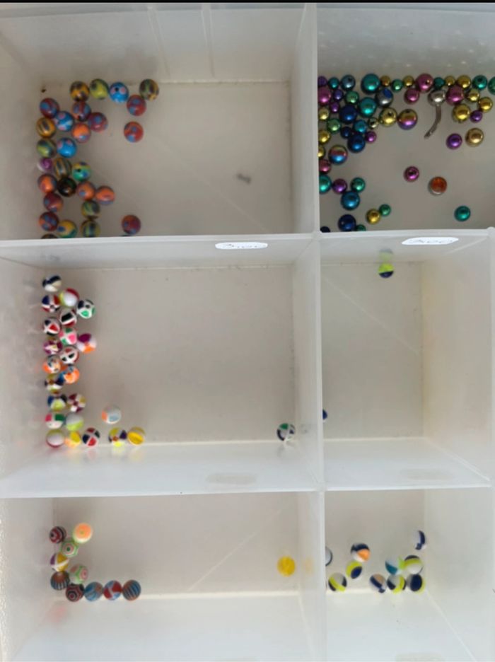 Lot boule piercing - photo numéro 2