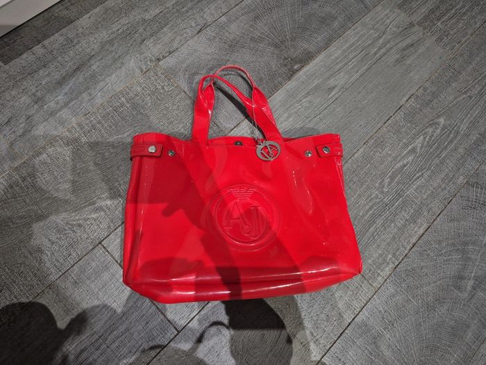 Sac a main armani rouge