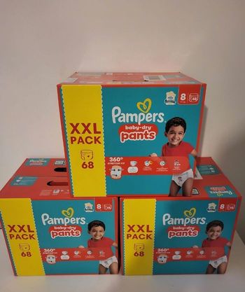 Couches pampers pants taille 8
