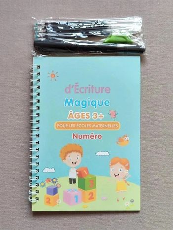 Cahier d'écriture magique