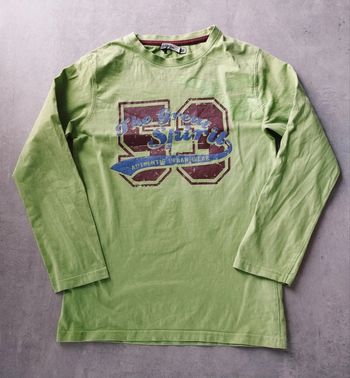T-shirt manches longues vert taille 12 ans Tape à l'oeil