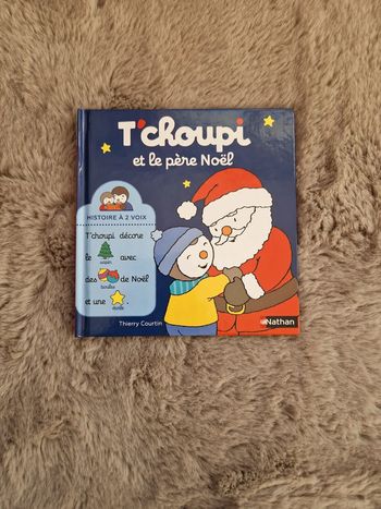 Livre t'choupi et le père Noël