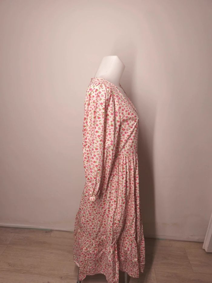 Robe longue YAS Femme Taille M Fleurs - photo numéro 4