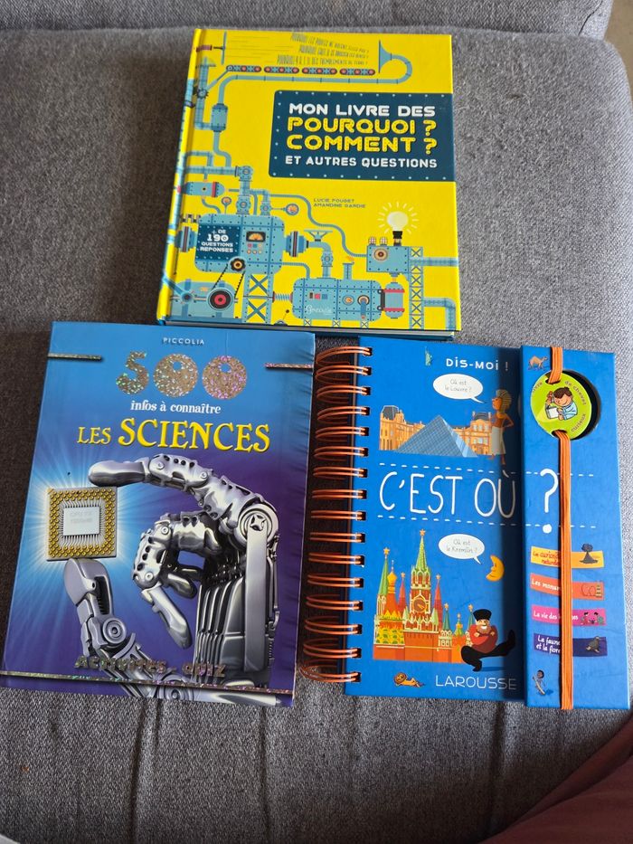 Lot de 3 livres éducatifs