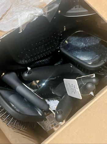 Brosse à cheveux avec miroirs