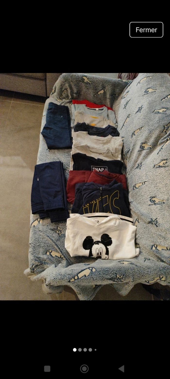 Lot vêtements garçons 6 ans