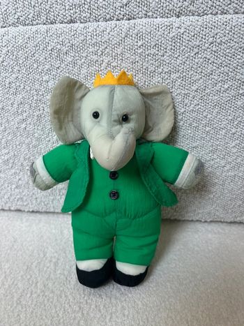 Peluche babar en nylon