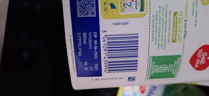 Boite de Blédilait 1er âge et 2éme âge - photo numéro 4