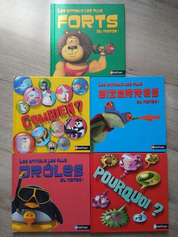 Lot de 5 petits livres