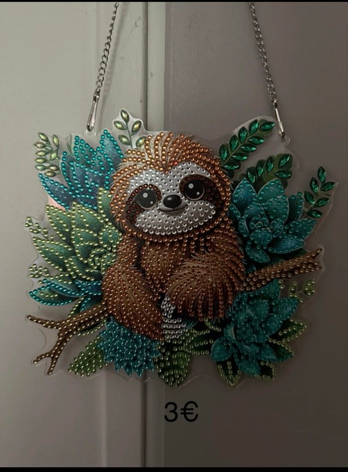 Suspenssion peinture diamant