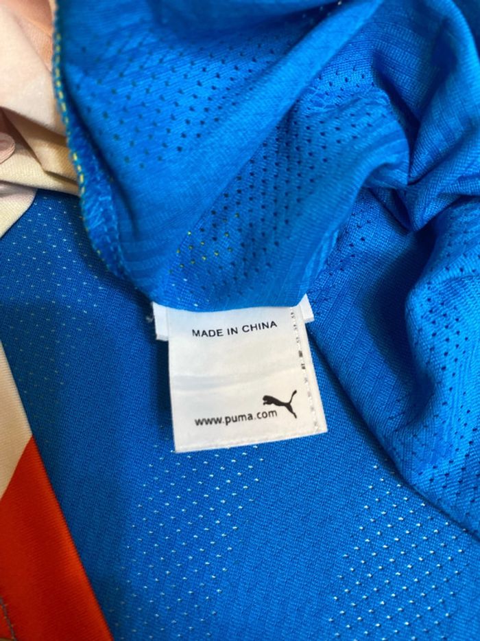 Polo Puma fluide bleu coloré taille 48 = XL - n3j - photo numéro 8