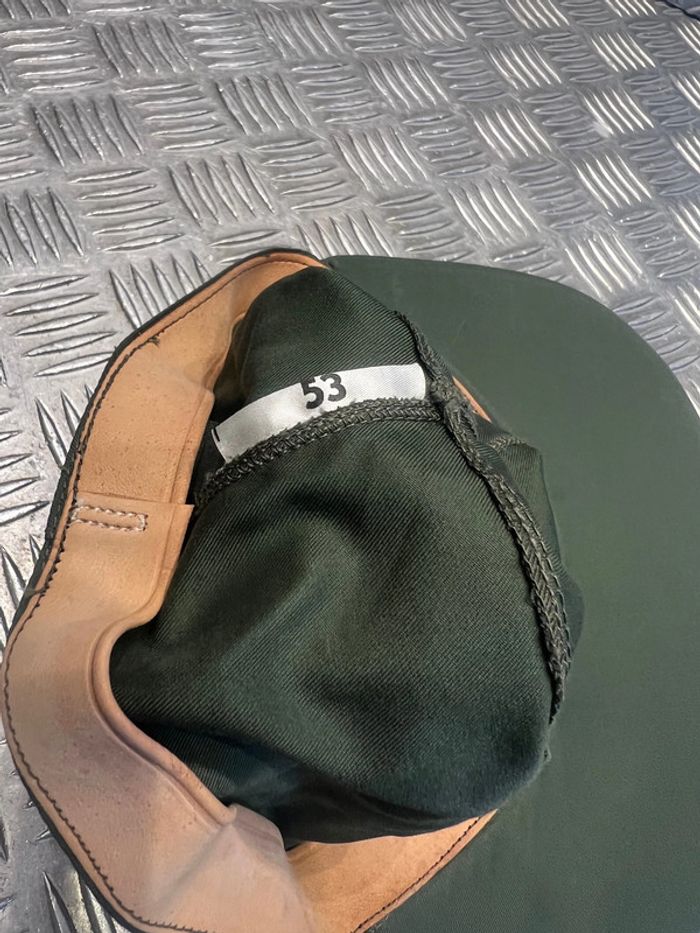 casquette legere de vol vert armee neuf en 53 ou 54 ou 55 - photo numéro 3