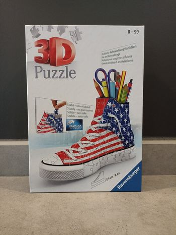 Puzzle 3D pot a crayon