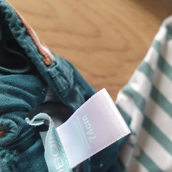 💚 Ensemble tee-shirt ML pantalon 12 mois Obaïbi/Du Pareil Au Même #emyfleury_12moisgarçon - photo numéro 4