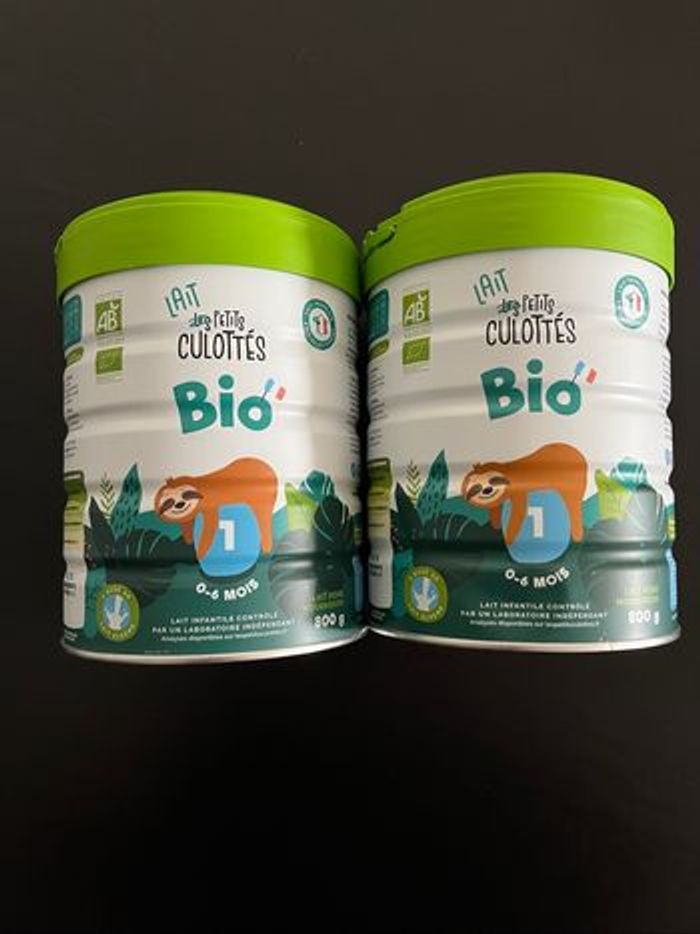 Lot 2 boîtes lait 1er âge « Les petits culottés »