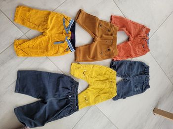 Lot 13 pantalonset 3 salopettes 6 mois