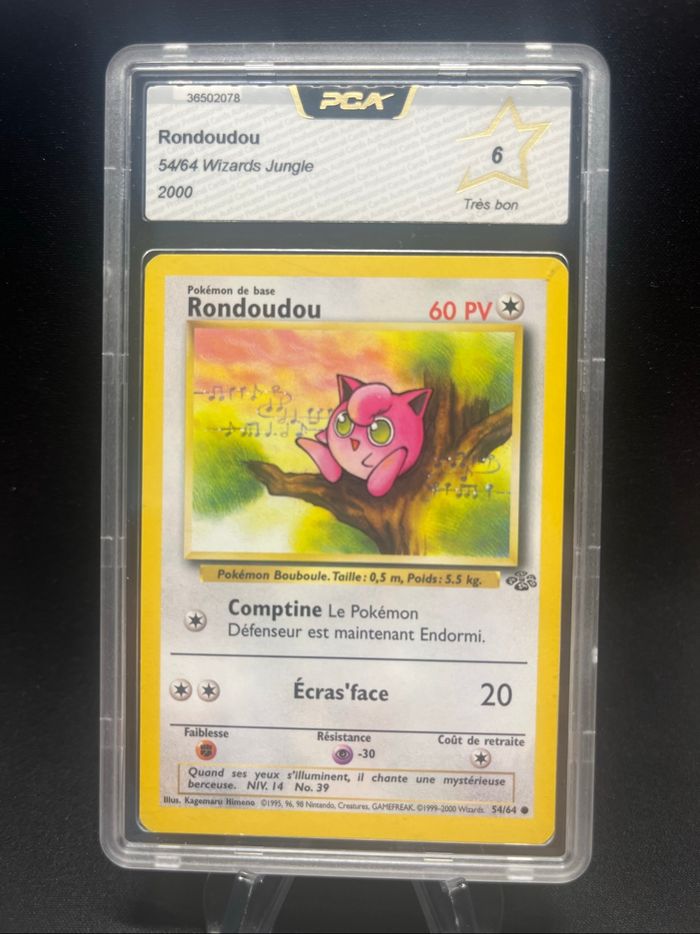 Carte Pokémon Rondoudou 54/64 PCA 6
