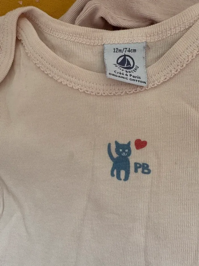 Lot bodies ML petit bateau - photo numéro 4