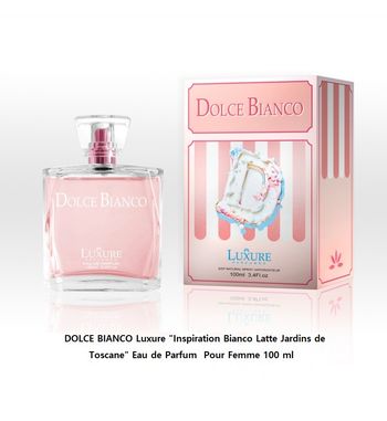 Dolce Bianco Luxure "Inspi Bianco Latte Jardins de Toscane" Eau de Parfum  Pour Femme 100 ml