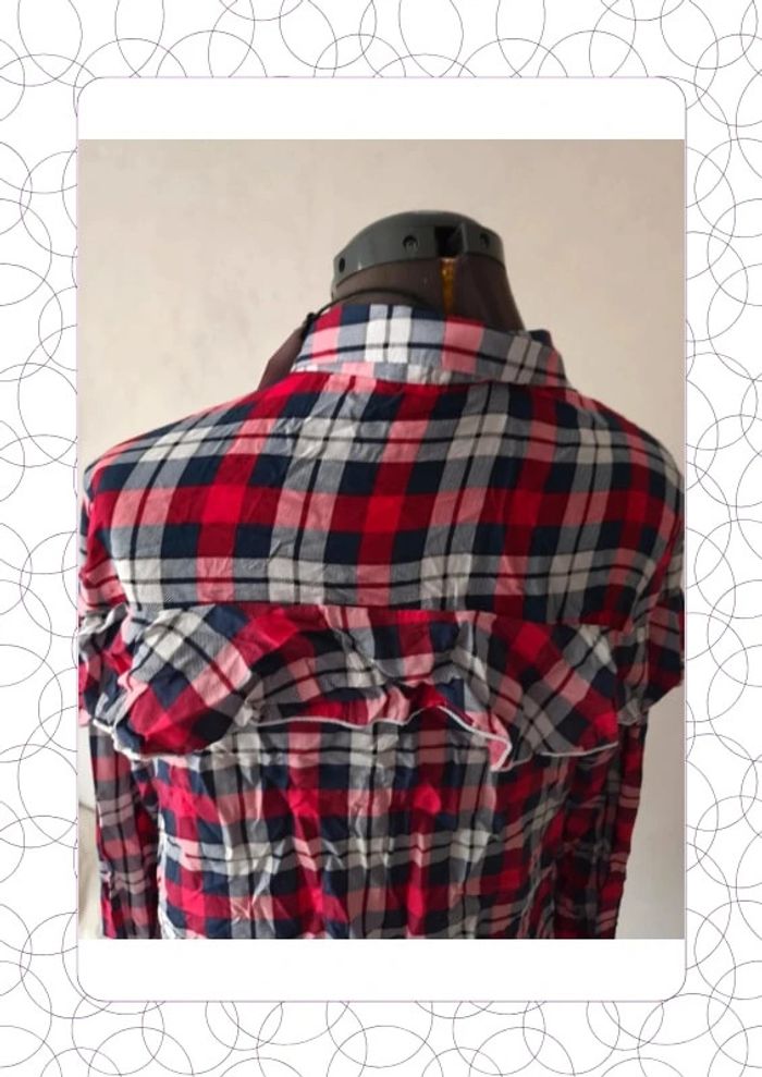 Chemise a carreaux manche longue - photo numéro 7