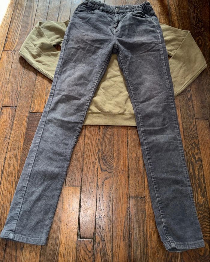 Sweat et pantalon velours Monoprix  14 ans - photo numéro 2
