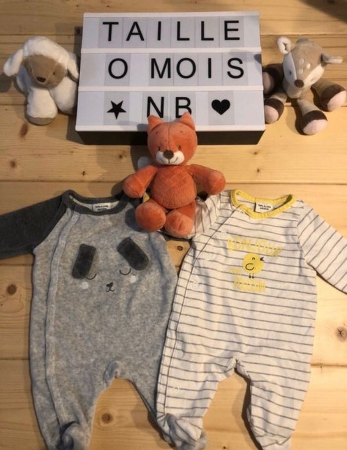 Lot de 2 pyjamas - photo numéro 1