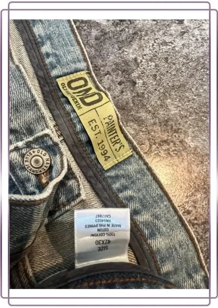 Short jean cargo homme Old Navy 42x30 Pantaloncini carpentiere uomo Zimmermannsshorts Herren - photo numéro 3