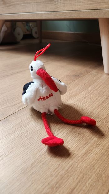 Peluche cigogne souvenir – Alsace