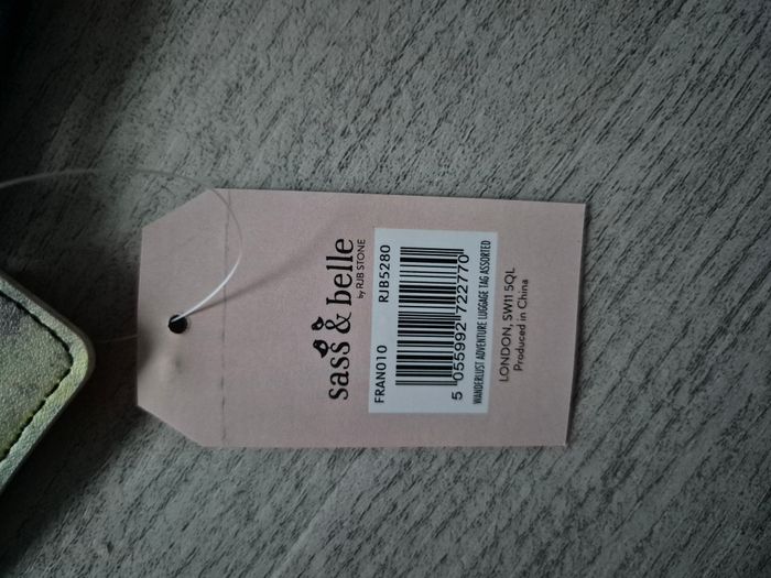 Etiquette à bagage Sass & Belle And so the adventure begins - photo numéro 5