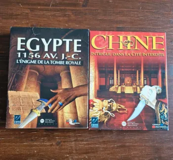 Lot de 2 Jeux PC Big Box Égypte & Chine