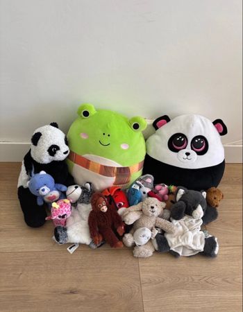 Lot de 15 peluches