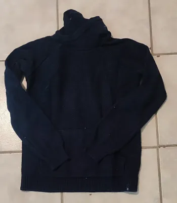 Pull garçon 12 ans col croisé