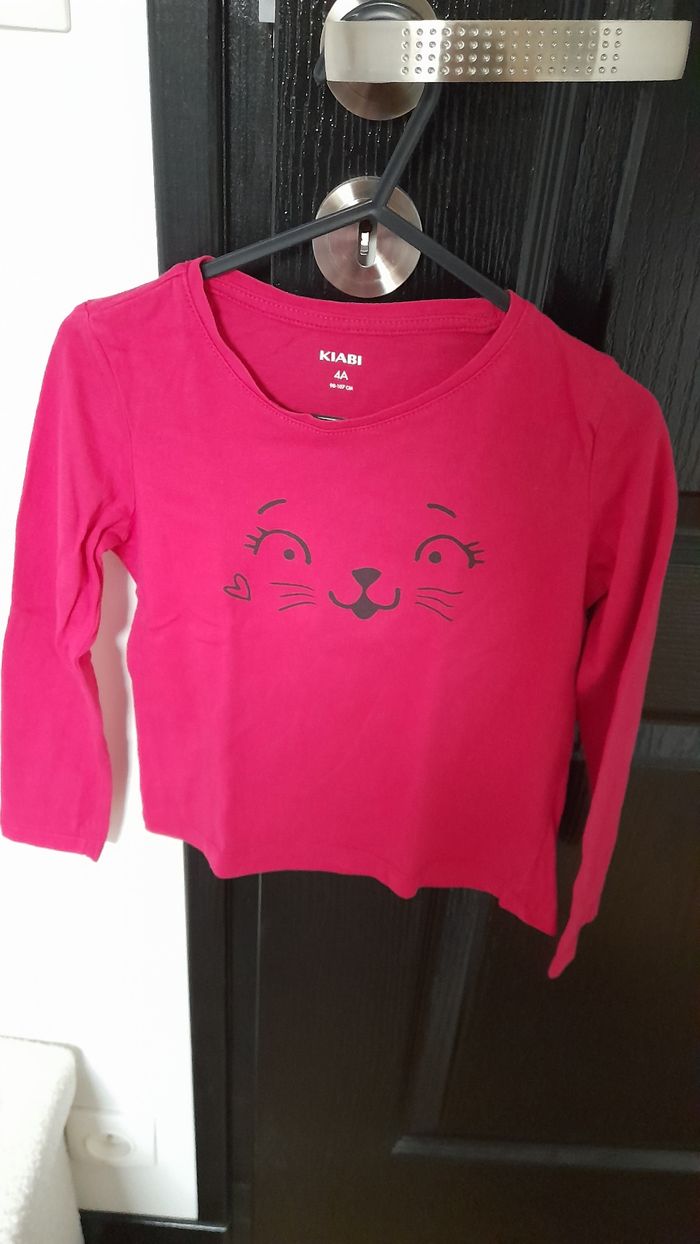 Lot T-shirt fille 3/4ans - photo numéro 2