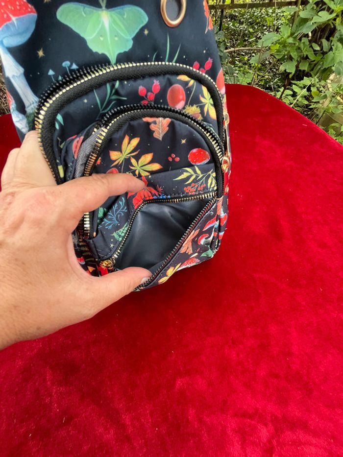Mini sac à dos féérique – thème forêt enchantée & champignons d’automne - photo numéro 12