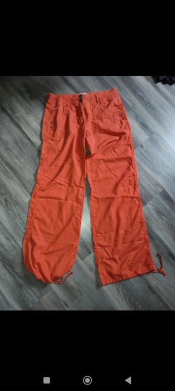 Pantalon orange Cache Cache femme taille 38