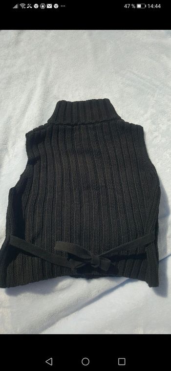 Gilet noir Mexx zippé 5 ans