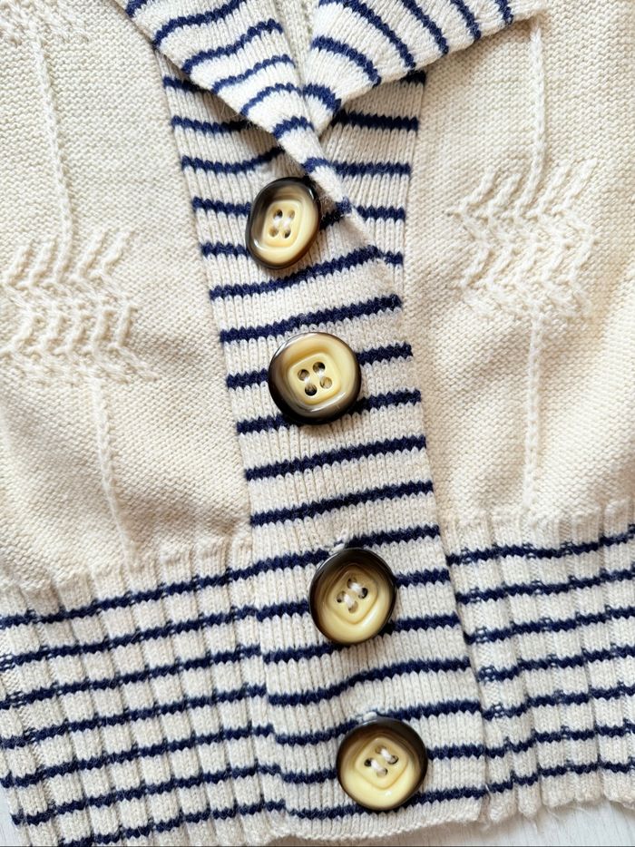 Cardigan vintage année 1970 - photo numéro 3