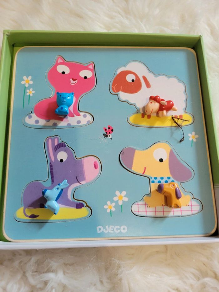 Lot 3 puzzles djeco +12m - photo numéro 9