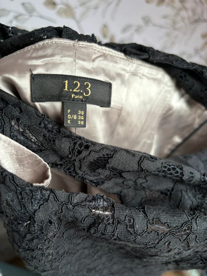 Robe de cocktail en dentelle noir chic 123 - photo numéro 3