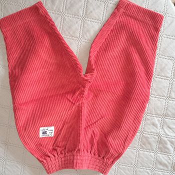 PANTALON VELOURS ALPHABET 1 AN