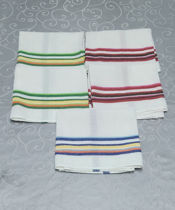 Lot 5 torchons de cuisine 100% coton neuf