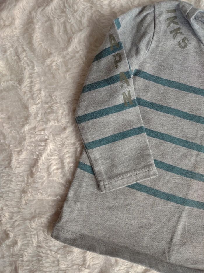 Ensemble (tee shirt manches longues ikks+pantalon Gémo) Garçon 6 mois Japon Tour Japan - photo numéro 4