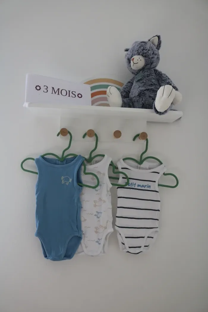 Lot bodies été garçon NPO 3 mois