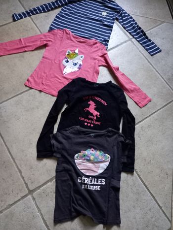 Lot de 4 t-shirts Kiabi
